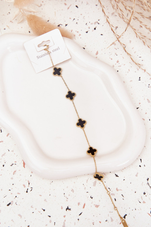 Apyrankė  Stal Nierdzewna aukso-juoda