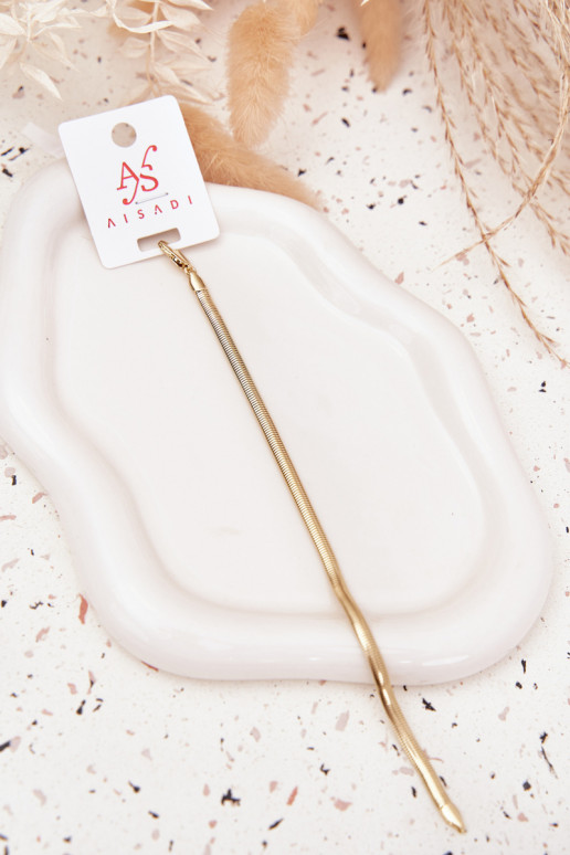 Apyrankė  iš nerūdijančio plieno aukso spalvos