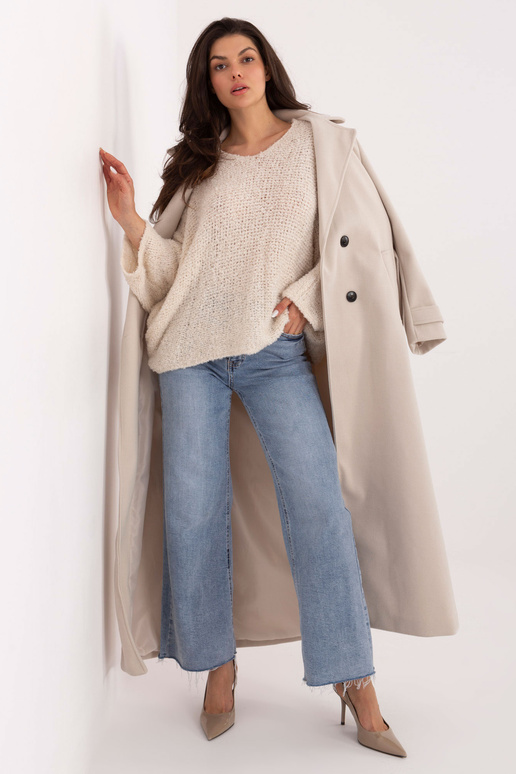 Megztinis šviesiai smėlio spalvos