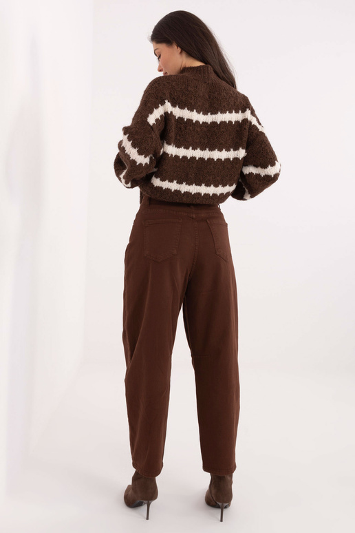 Džinsinės kelnės rudos spalvos