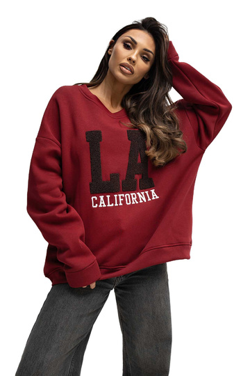 Bordo spalvos megztinis su... 2