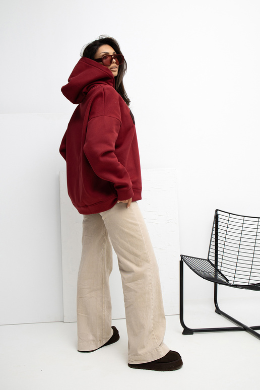 Raudonas RV megztinis