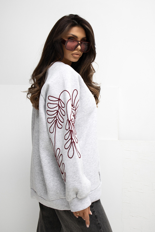 Džemperis RV mėlynas šviesiai pilkas