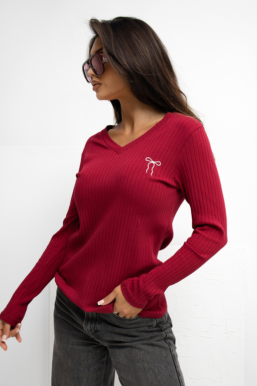 Marškinėliai RV BZ bordo