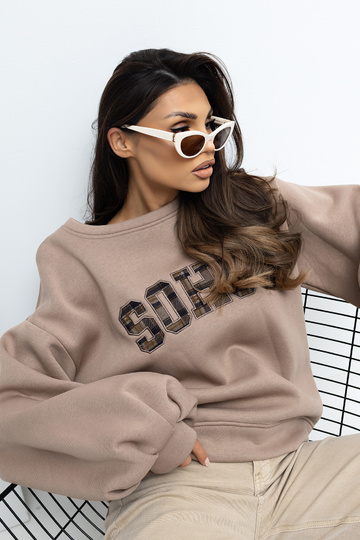 Bluza tamsiai smėlio spalvos 2