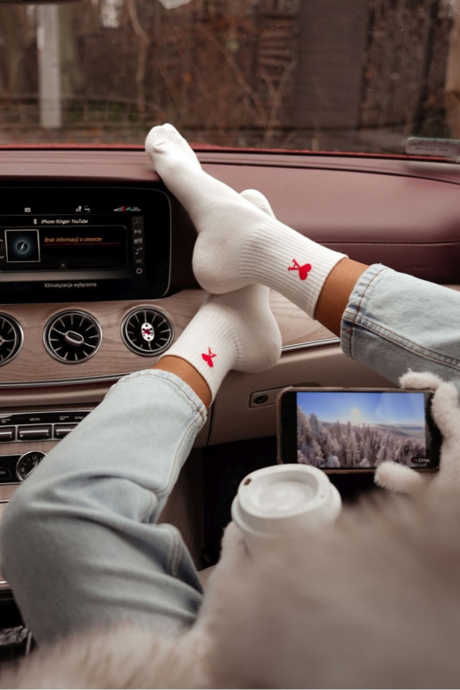 Kojinės  Amor dramblio kaulo spalvos