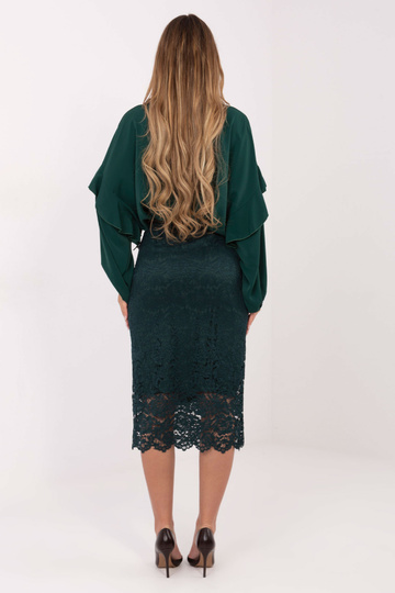 Sijonas tamsiai žalias 2