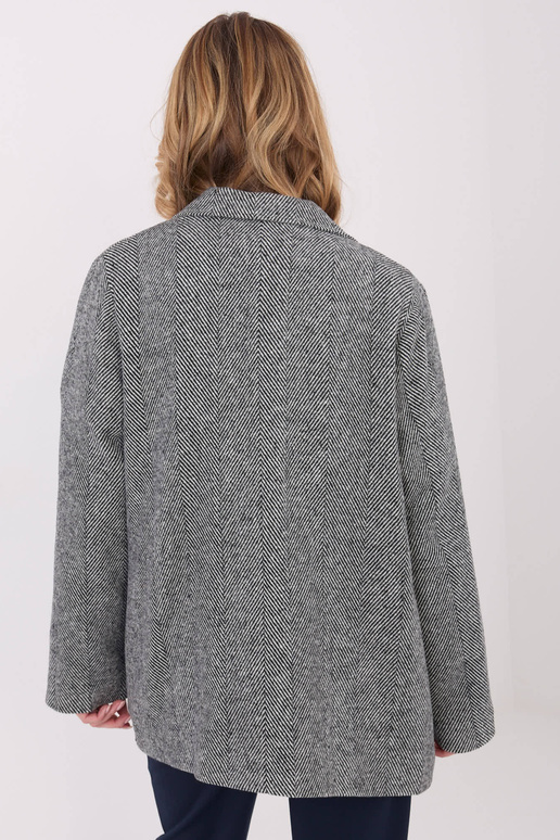 Švarkas juodai baltas