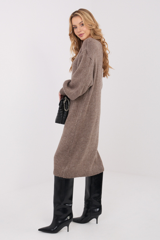 Suknelė tamsiai smėlio spalvos