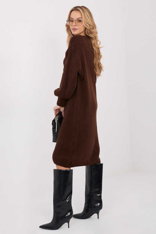 Suknelė tamsiai ruda