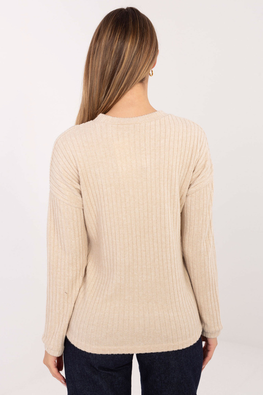 Megztinis RV SW A1026 smėlio spalvos