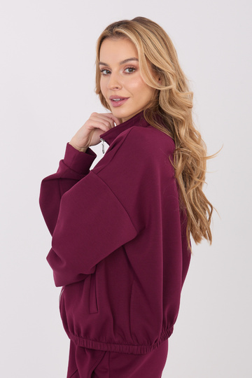 Bordo spalvos megztinis SM modelis
