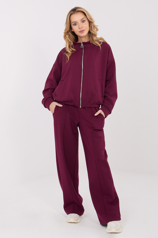Bordo spalvos megztinis SM modelis