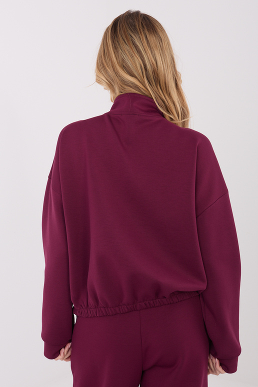 Bordo spalvos megztinis SM modelis
