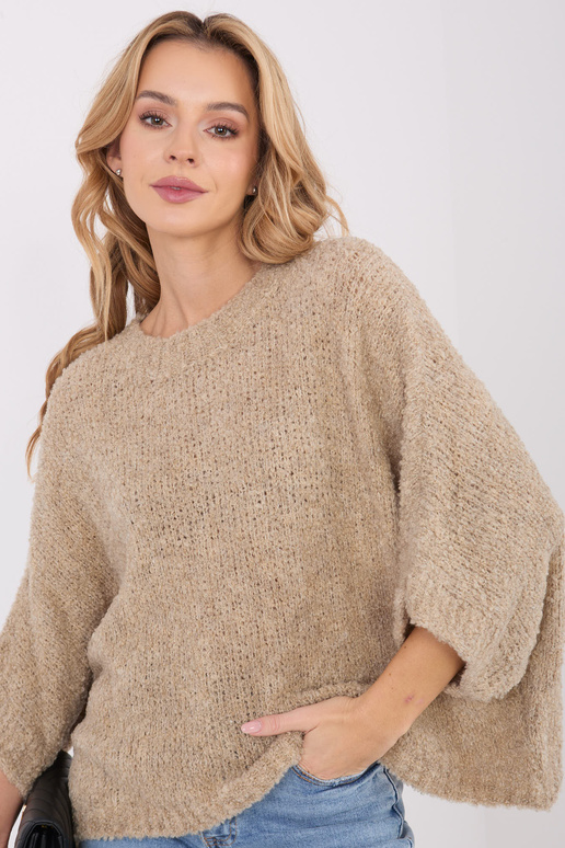 Megztinis smėlio spalvos