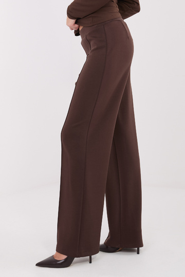 Kelnės MJ tamsiai rudos...