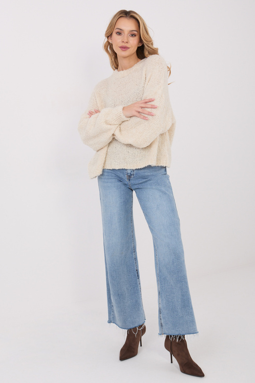 Megztinis šviesiai smėlio spalvos