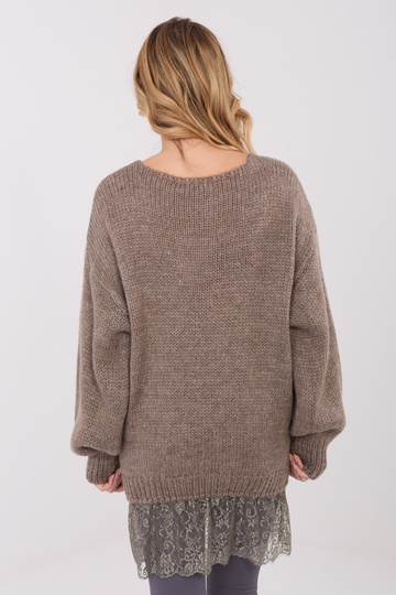 Megztinis tamsiai smėlio...