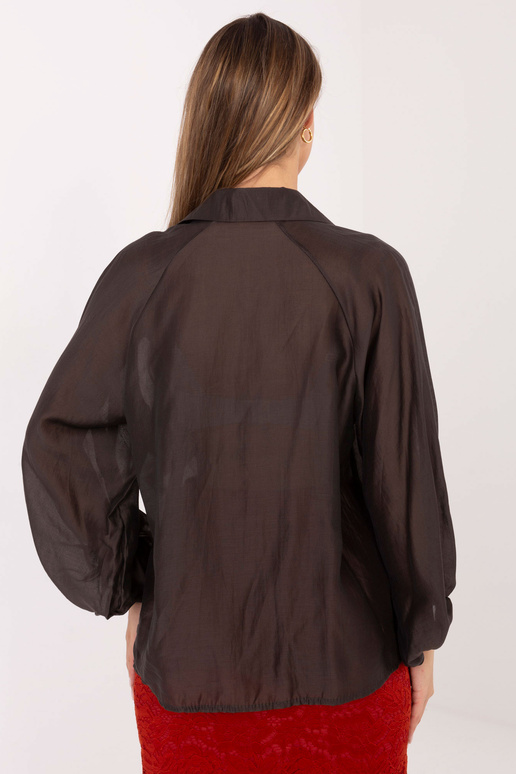 IT marškiniai tamsiai rudi