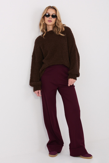 Megztinis tamsiai rudas 2