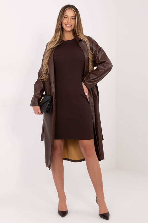 Suknelė tamsiai ruda