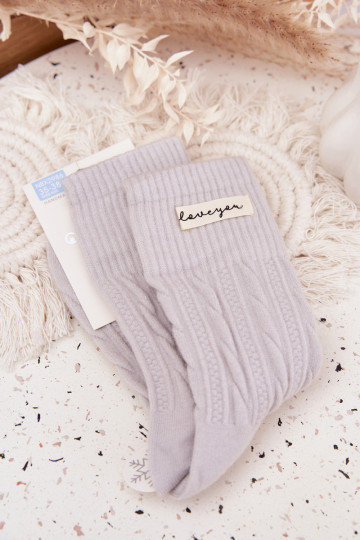 šilti Kojinės   pilkos spalvos 2