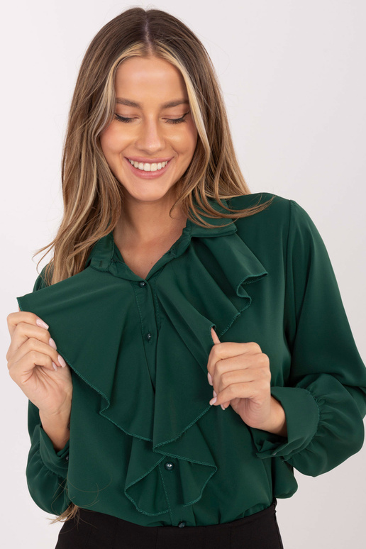 IT marškiniai tamsiai žali