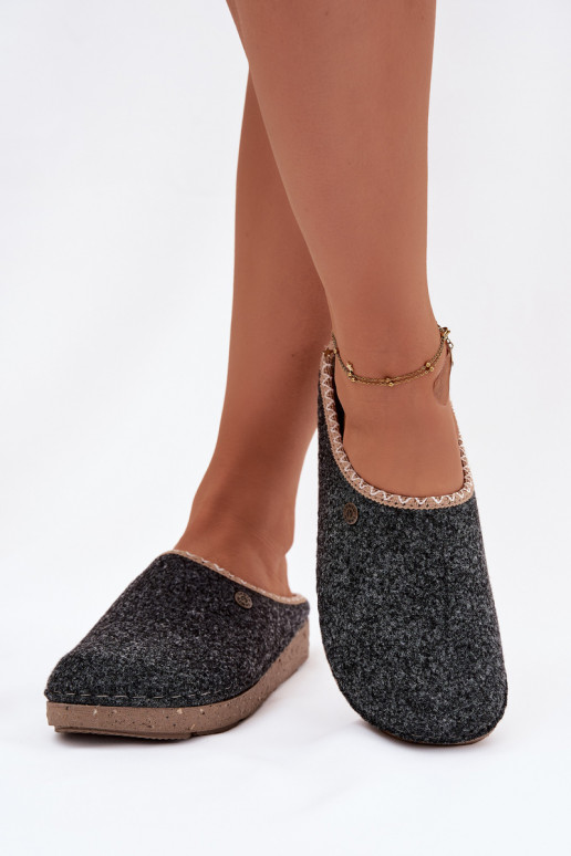 batai naminės Šlepetės  Inblu ED000031 pilkos spalvos