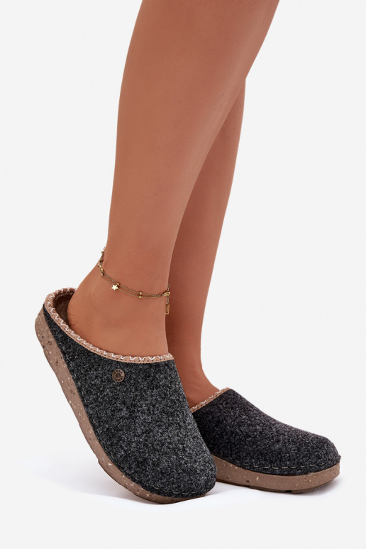 batai naminės Šlepetės  Inblu ED000031 pilkos spalvos