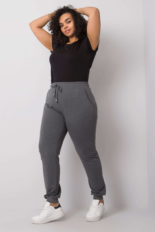 Sportinės kelnės tamsiai pilkos spalvos