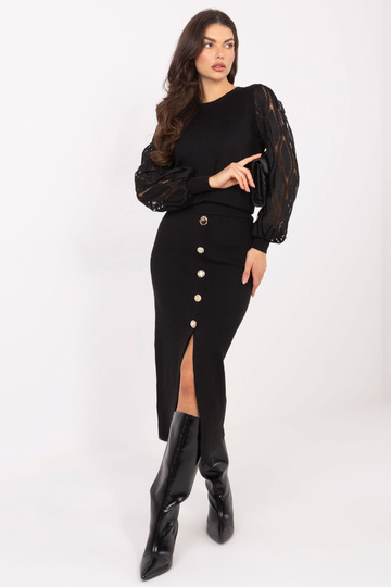 Sijonas juodos spalvos