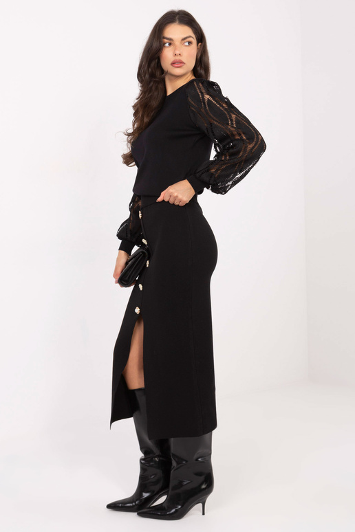 Sijonas juodos spalvos