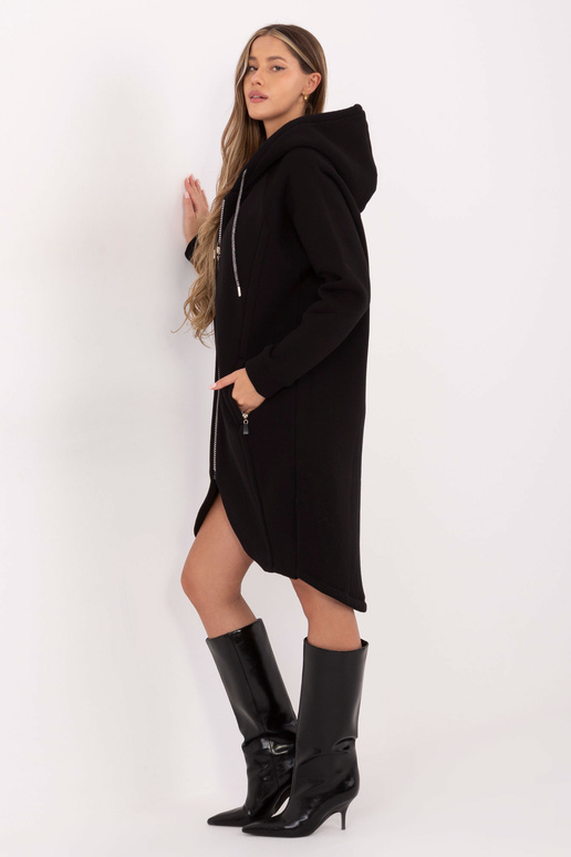 Mėlynas džemperis su užtrauktuku