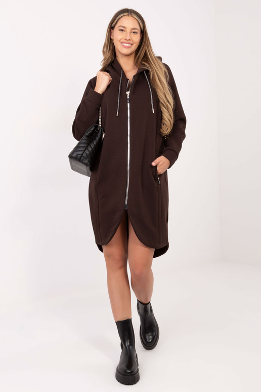 Bluza RV tamsiai ruda