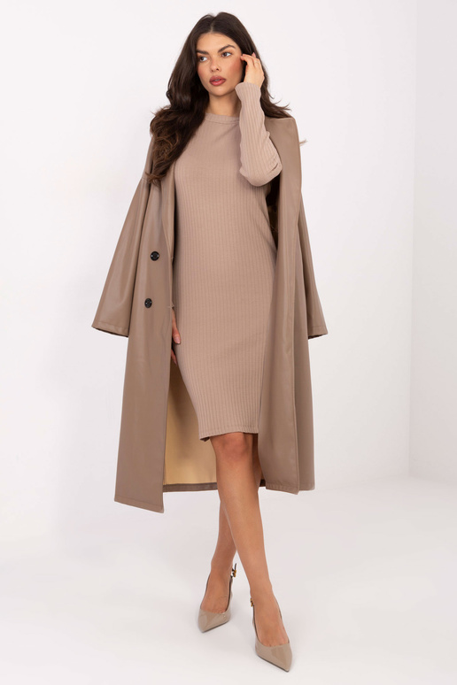 Suknelė tamsiai smėlinė