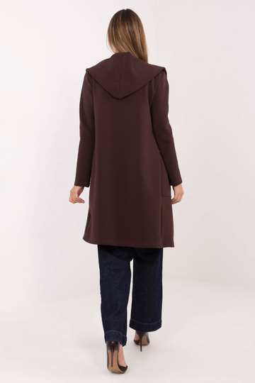 Paltas tamsiai rudas