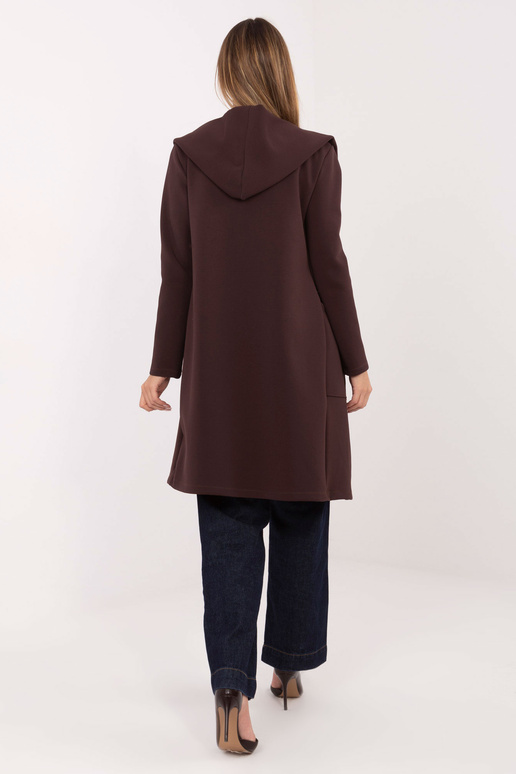 Paltas tamsiai rudas