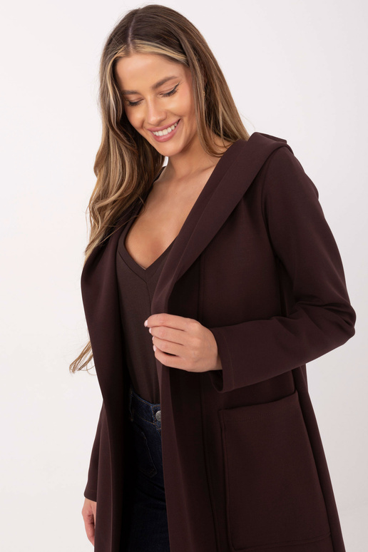 Paltas tamsiai rudas