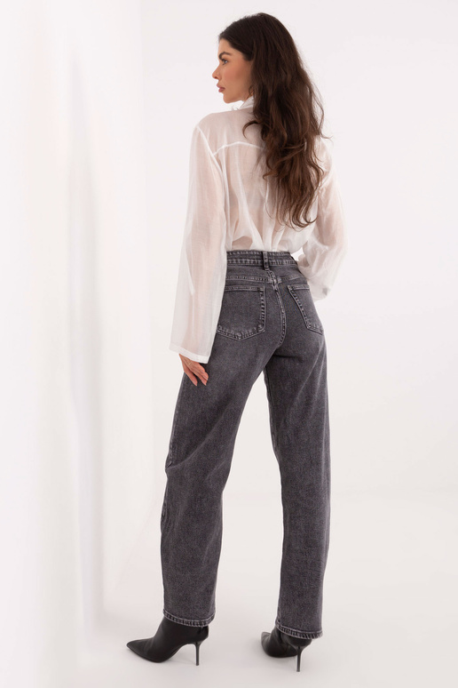 Džinsinės kelnės tamsiai pilkos spalvos