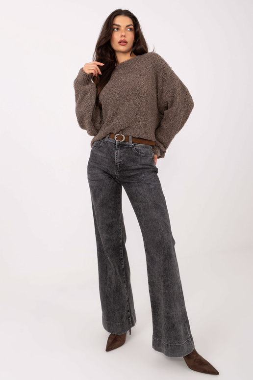 Megztinis tamsiai smėlio spalvos