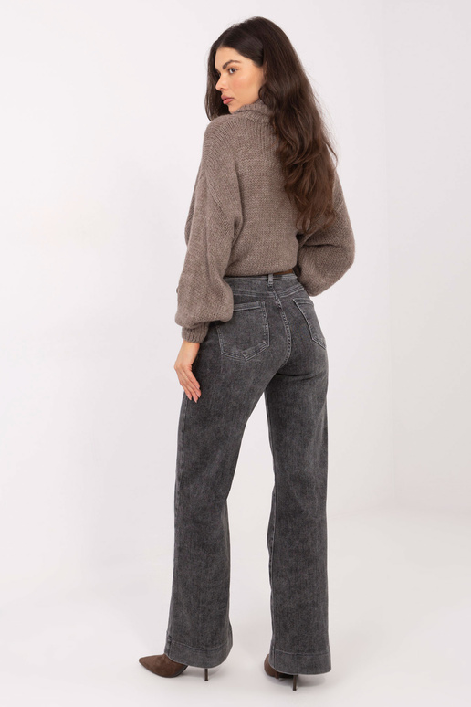 Džinsinės kelnės tamsiai pilkos spalvos