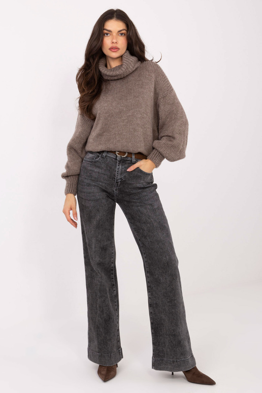 Megztinis tamsiai smėlio spalvos