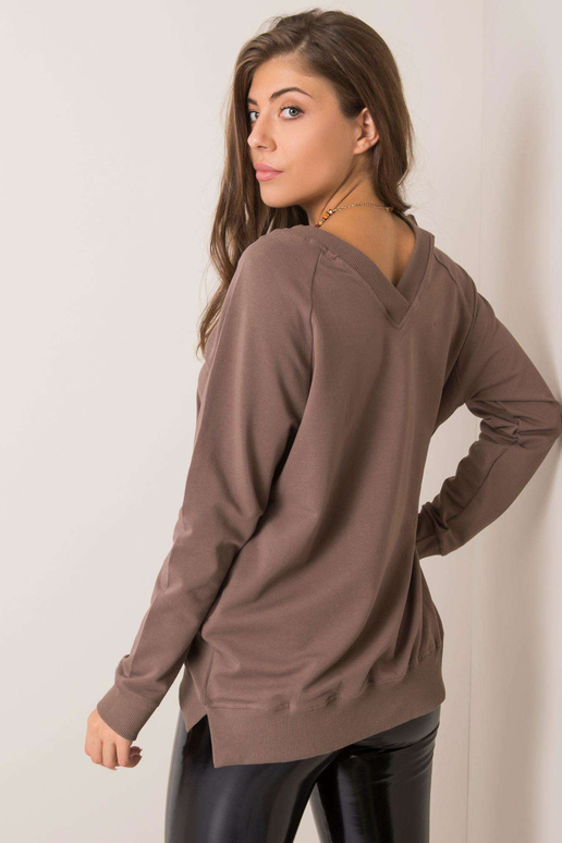 Rudai mėlynas džemperis