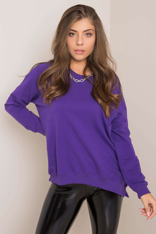Bluza tamsiai violetinė