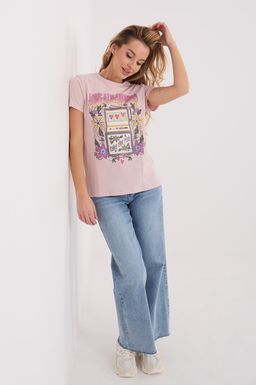 Marškinėliai šviesiai rožiniai 2