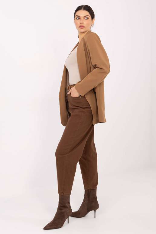 Džinsinės kelnės rudos spalvos