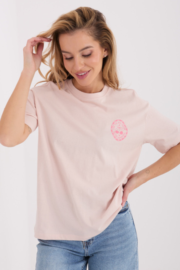 Marškinėliai šviesiai rožiniai