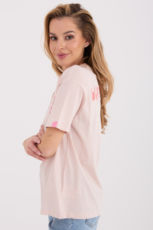 Marškinėliai šviesiai rožiniai