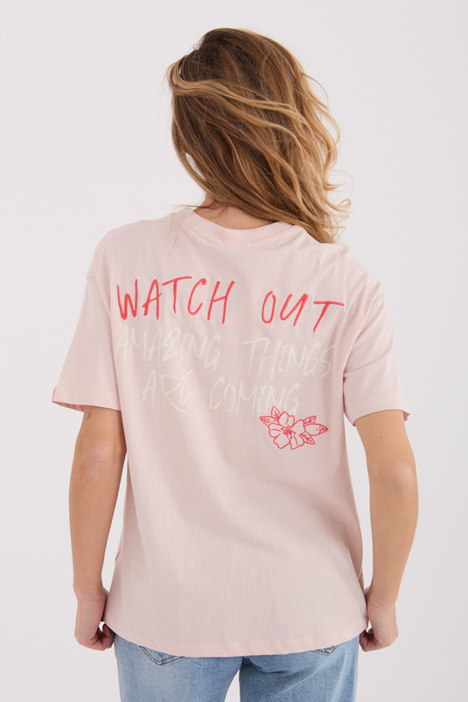 Marškinėliai šviesiai rožiniai