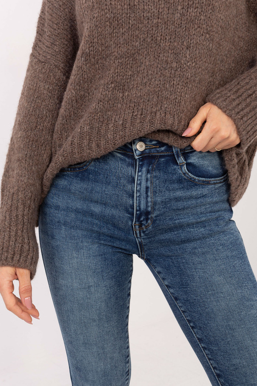 Džinsinės kelnės tamsiai mėlynos spalvos